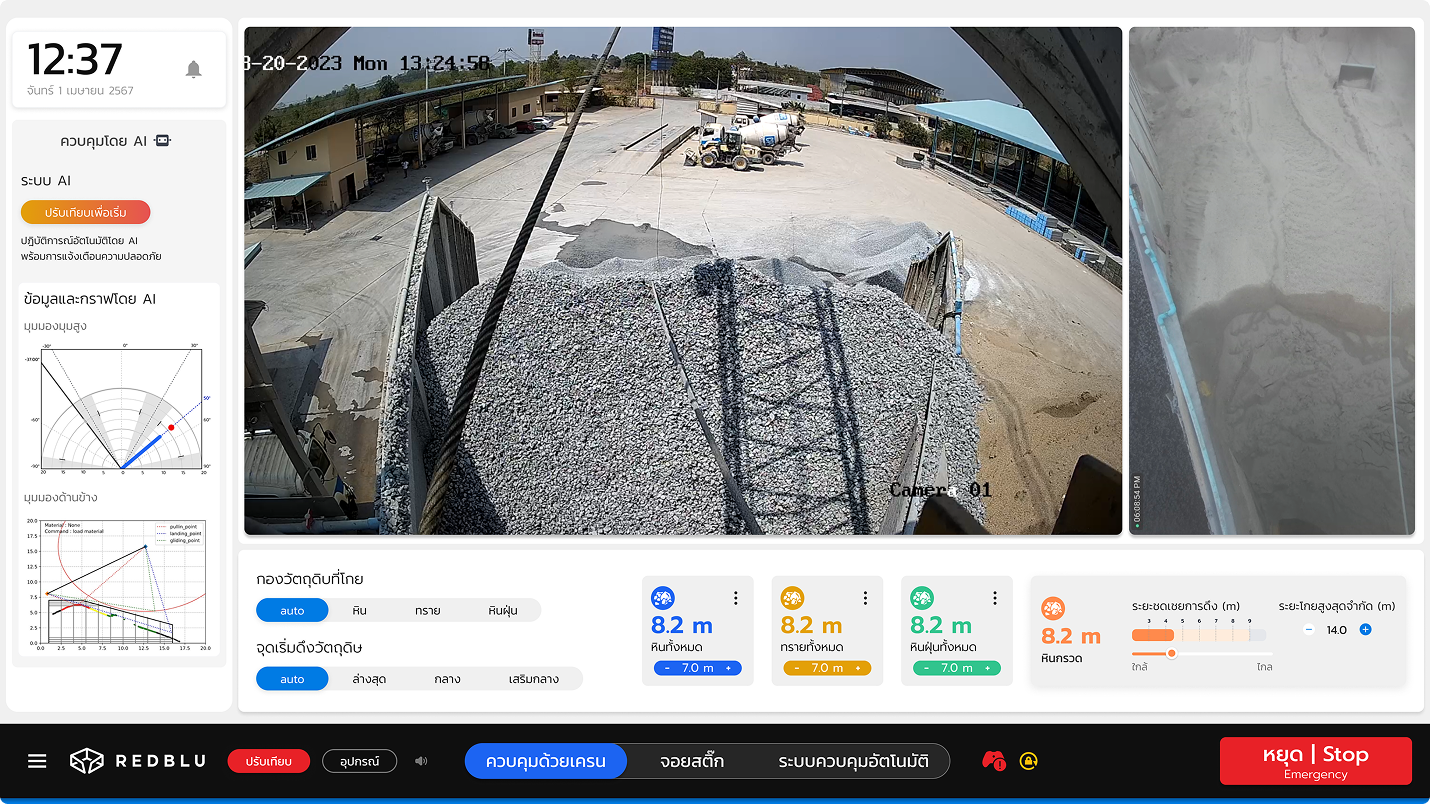 ระบบควบคุมการผลิตคอนกรีตอัตโนมัติ